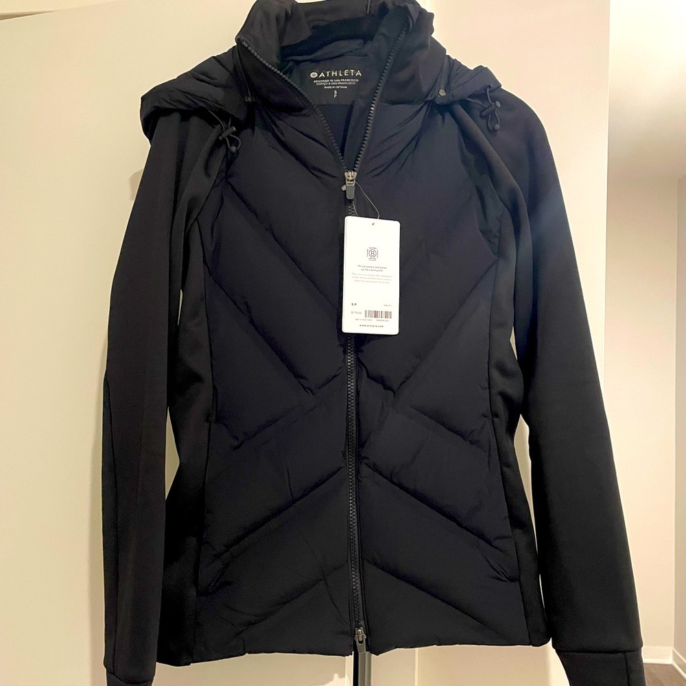 NWT Athleta Inlet Jacket (Sm. Black)